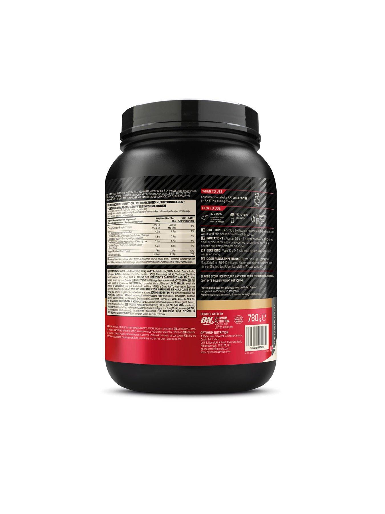 Image 2 of 2 of Optimum Nutrition Whey Protein - Vanilla Ice Cream - 780g