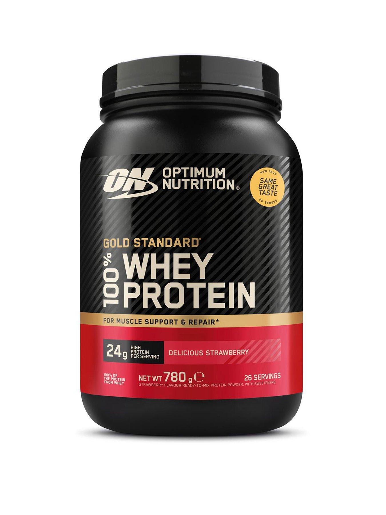 Optimum Nutrition Whey Protein - Delicious Strawberry - 780g
