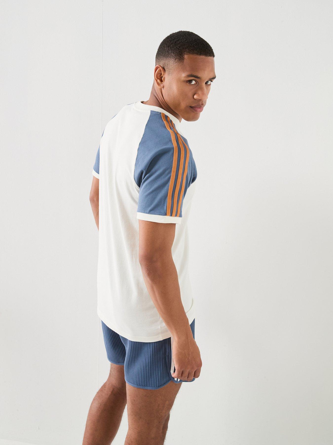 Image 2 of 6 of adidas Originals Mens Cali T-Shirt - Dark Blue