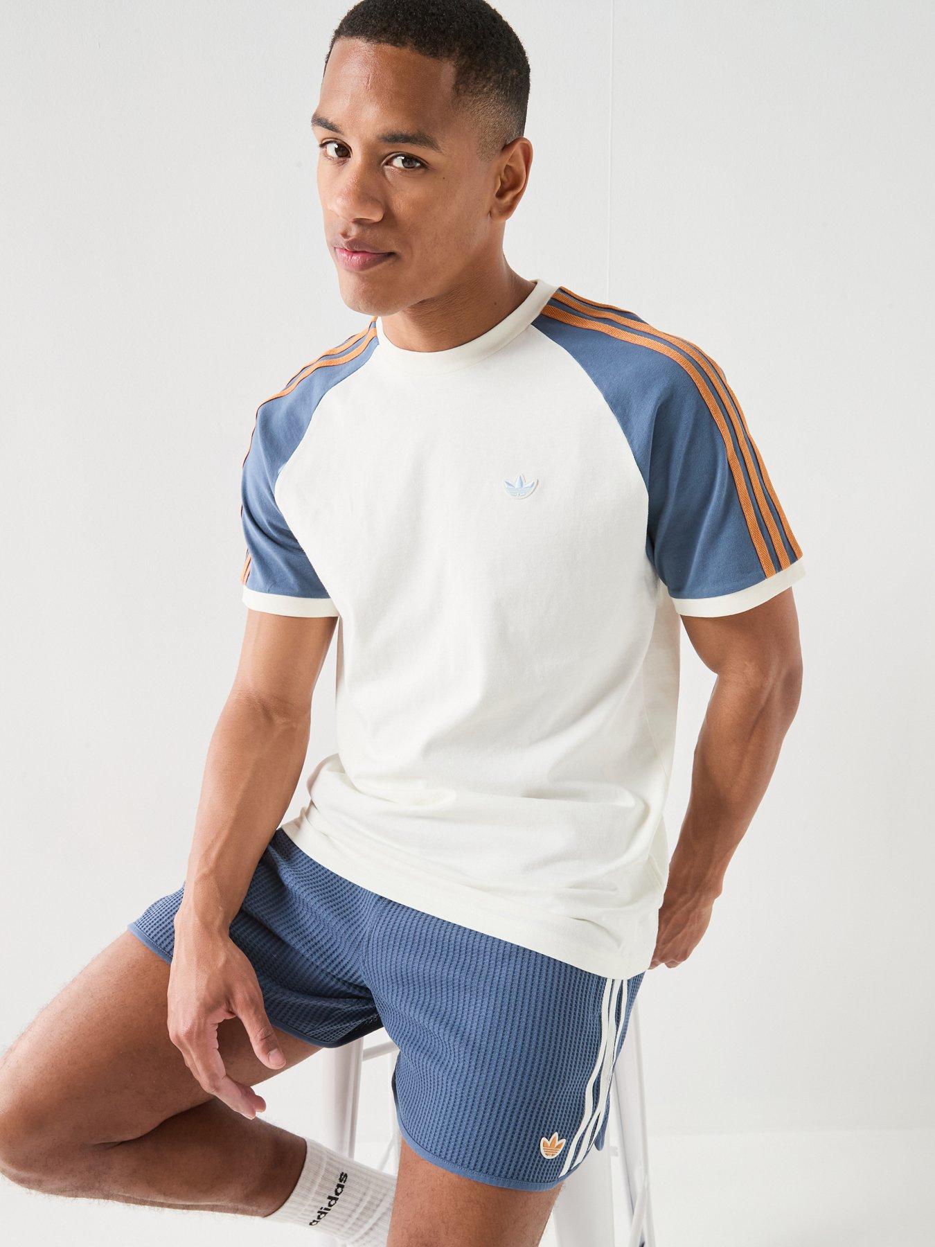 Image 4 of 6 of adidas Originals Mens Cali T-Shirt - Dark Blue