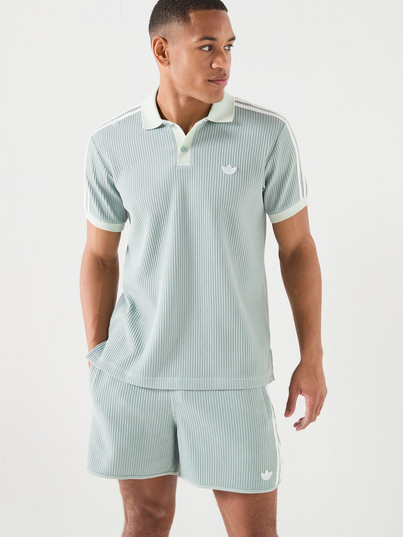 adidas Originals Mens Waffle Polo - Green