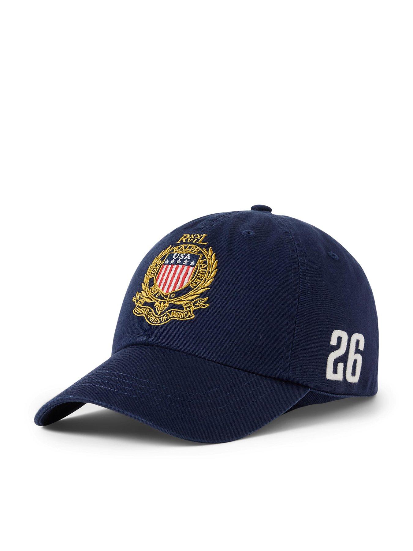 Polo Ralph Lauren Woven USA Cap - Navy | Very