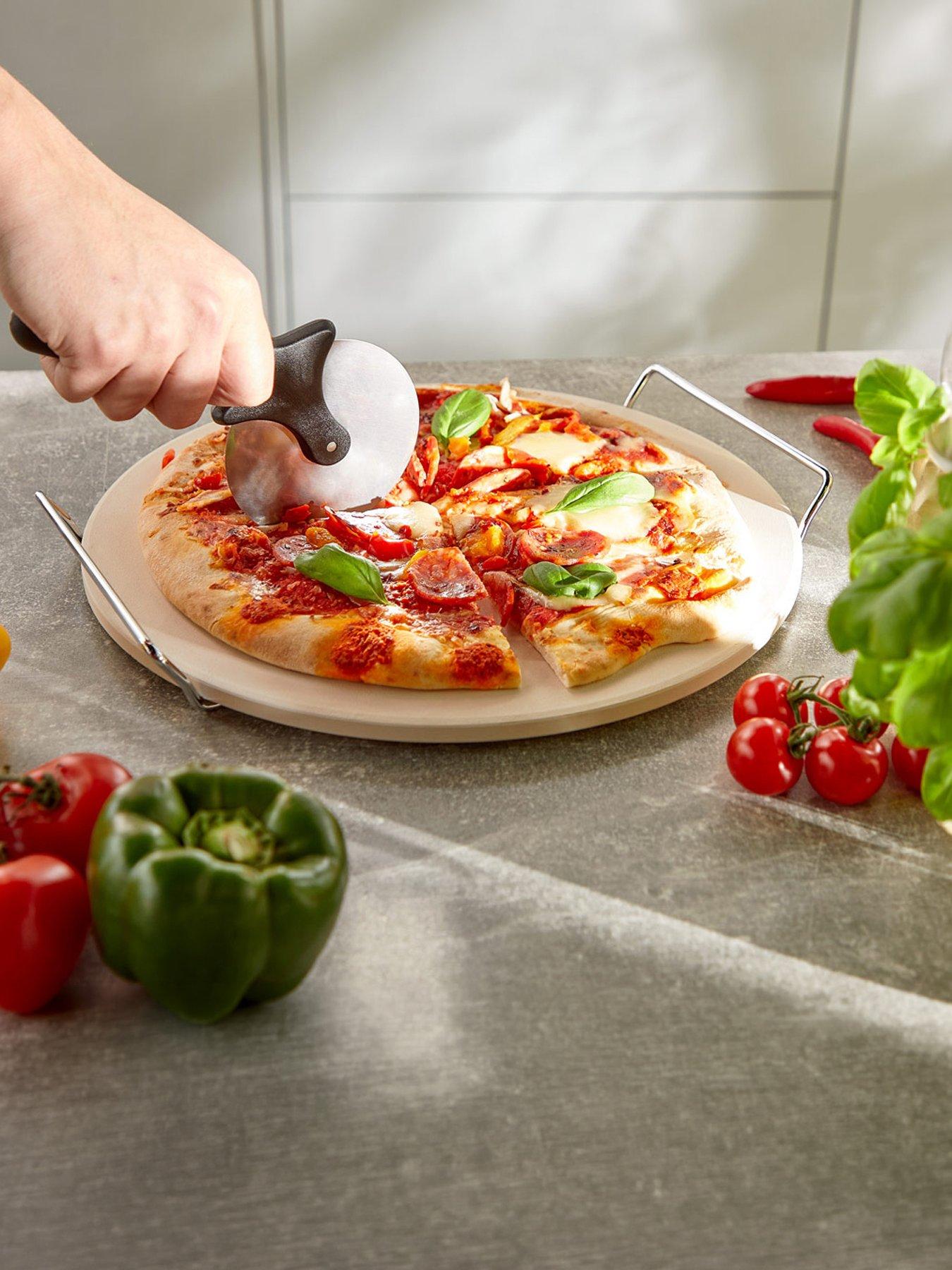 Vonshef Bbq Pizza Stone & Cutter