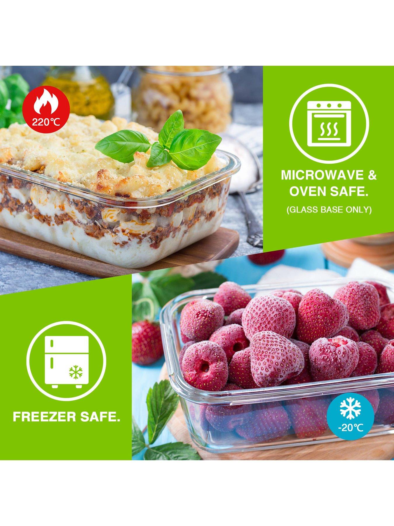 Image 7 of 8 of Vonshef Glass Food Storage Containers - 12 Piece Set