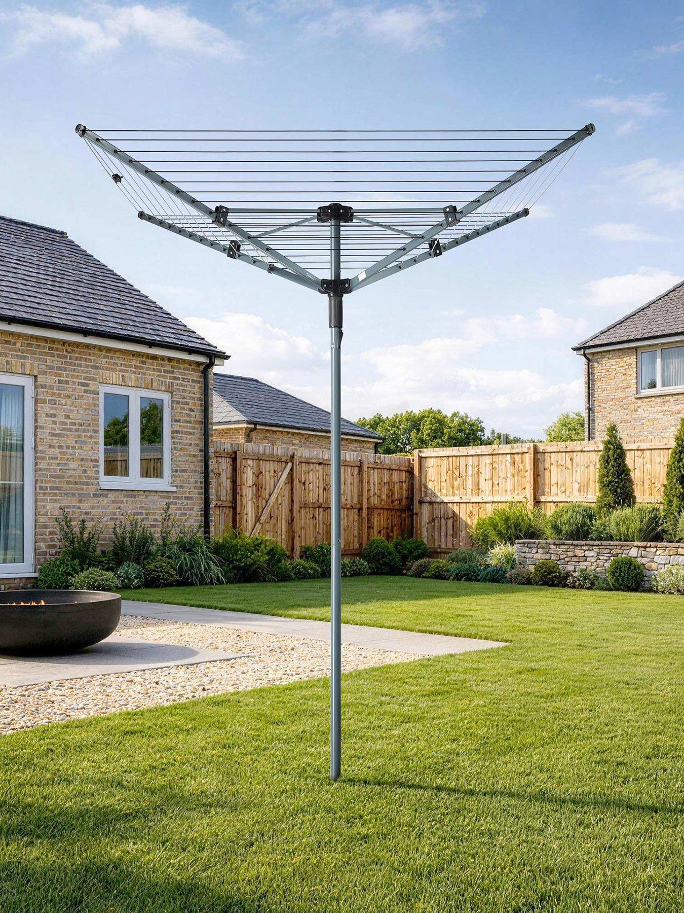 Vonhaus 45m Rotary Washing Line Set