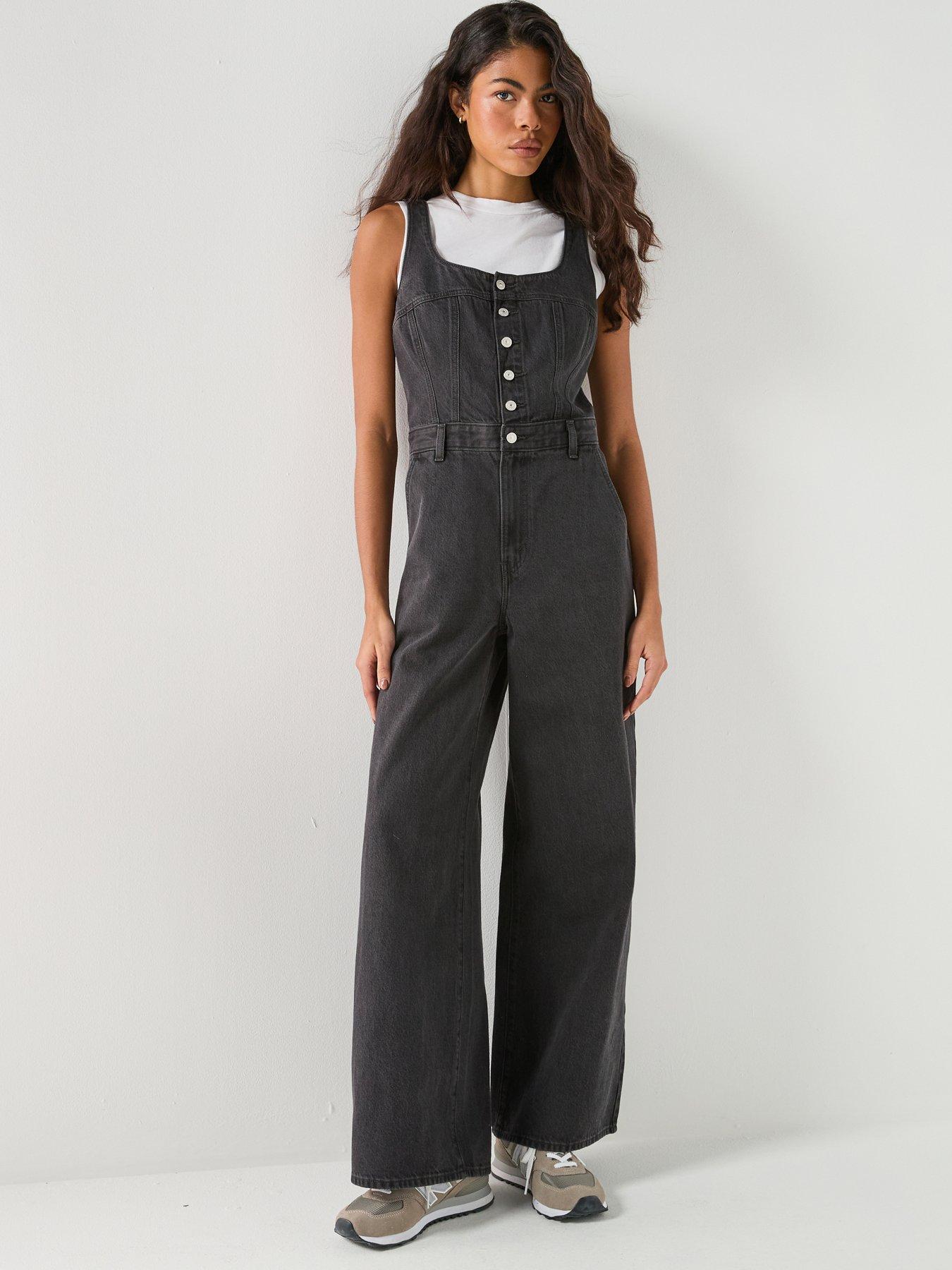Image 1 of 6 of Levi's Audra Seamed Jumpsuit