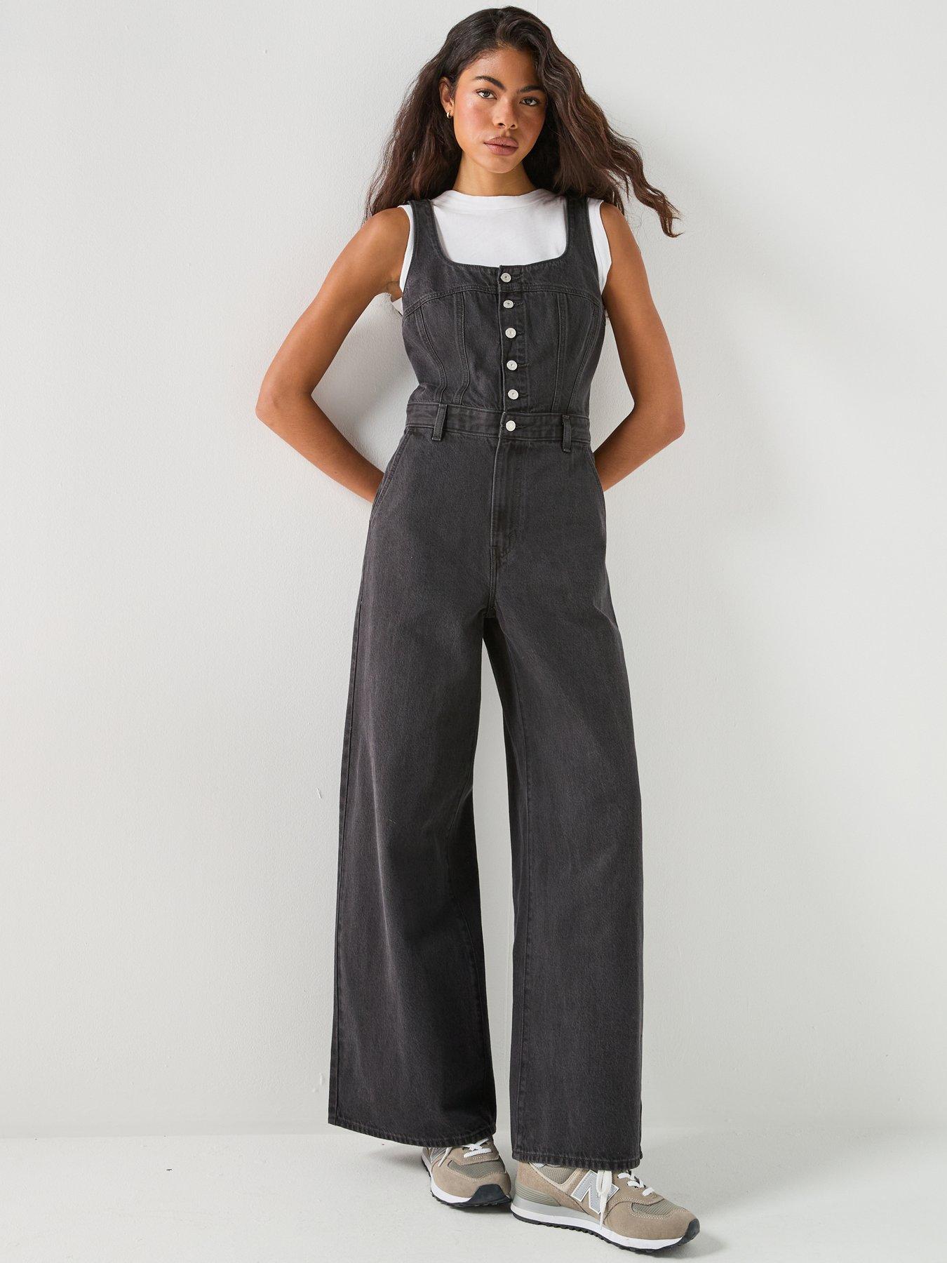 Image 3 of 6 of Levi's Audra Seamed Jumpsuit
