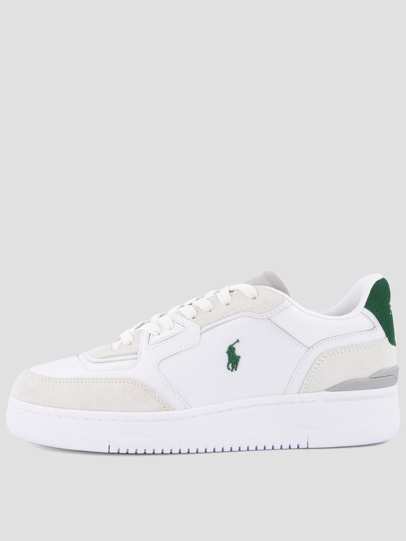 Polo Ralph Lauren Masters Court Leather Trainers - White