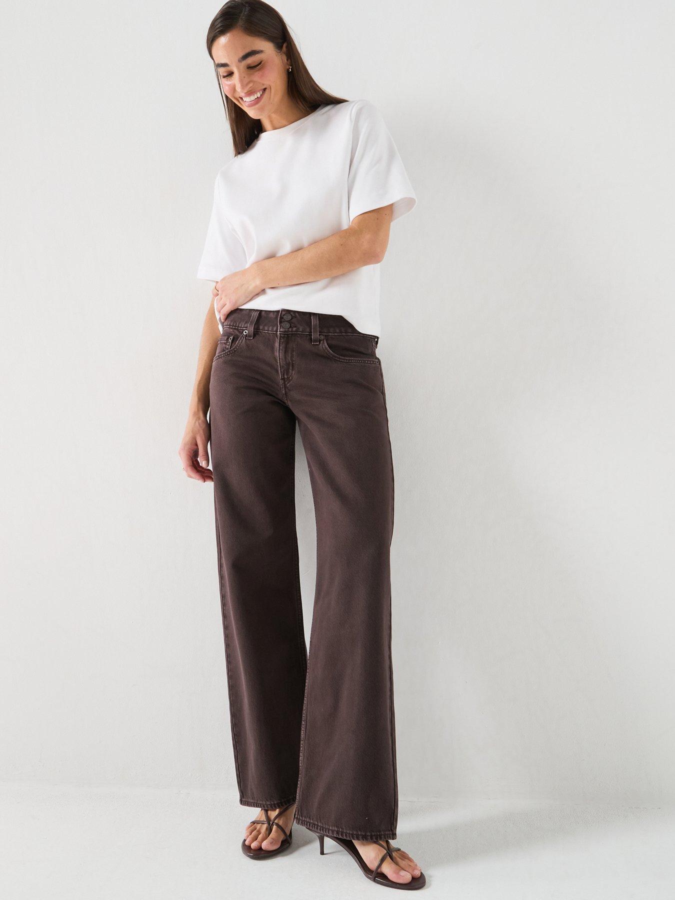 Image 3 of 6 of Levi's Superlow Loose Jeans - Grey