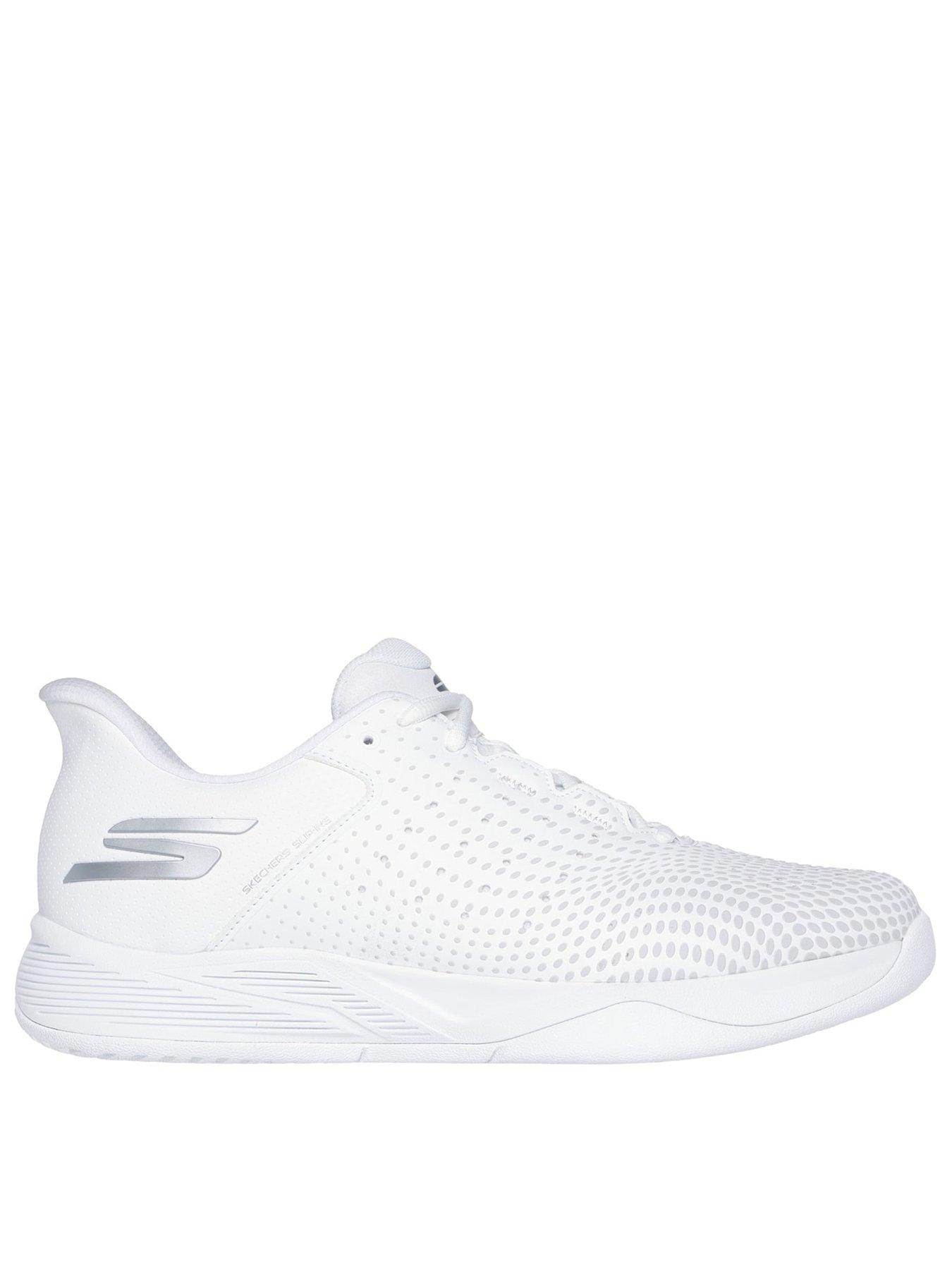 Skechers Slip-Ins Relaxed Fit Viper Court Reload Slip-In Trainers – White
