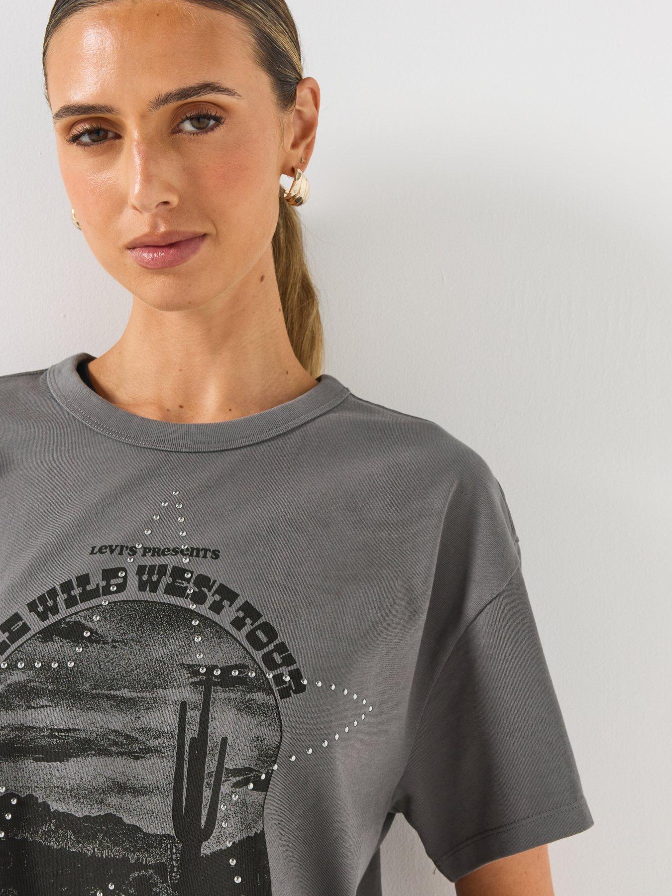 Image 4 of 6 of Levi's Graphic Vintage Tee - Blue