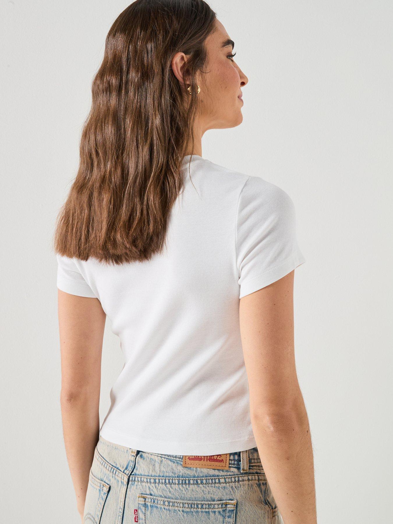 Image 2 of 5 of Levi's Essential Baby Tee - White