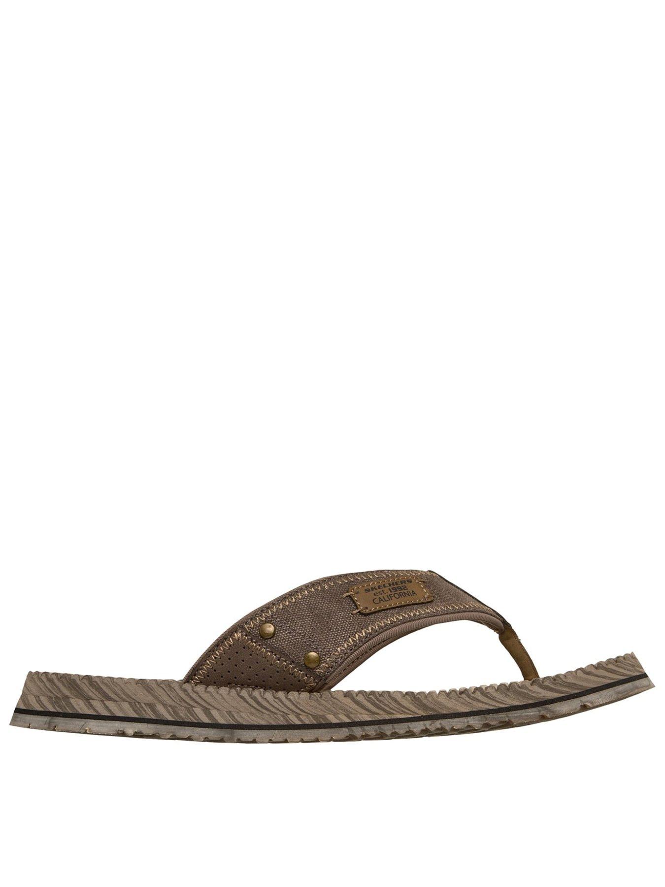 Skechers Quill Flip Flop – Brown