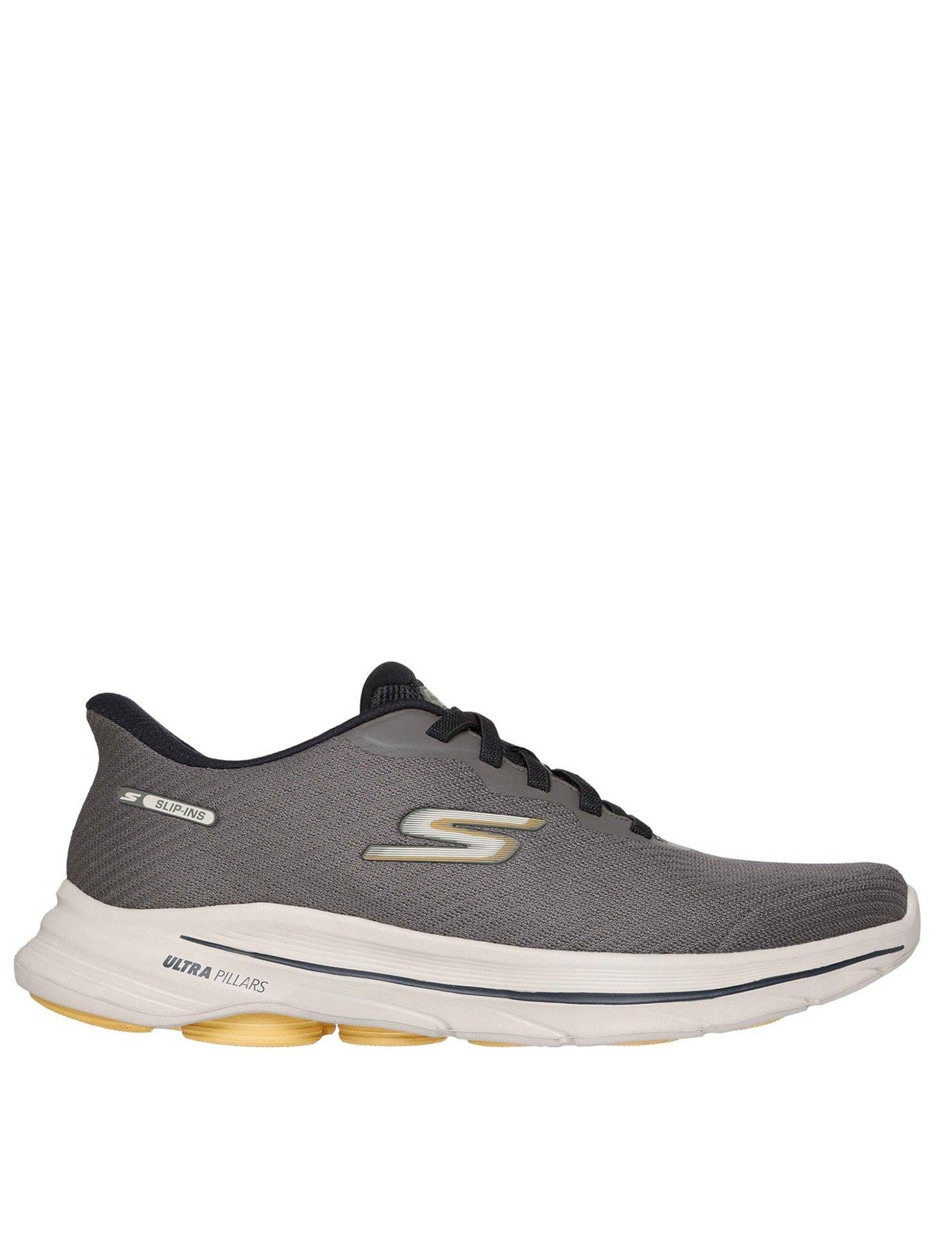 Skechers Go Walk 8 Pate Slip-In Trainers – Grey