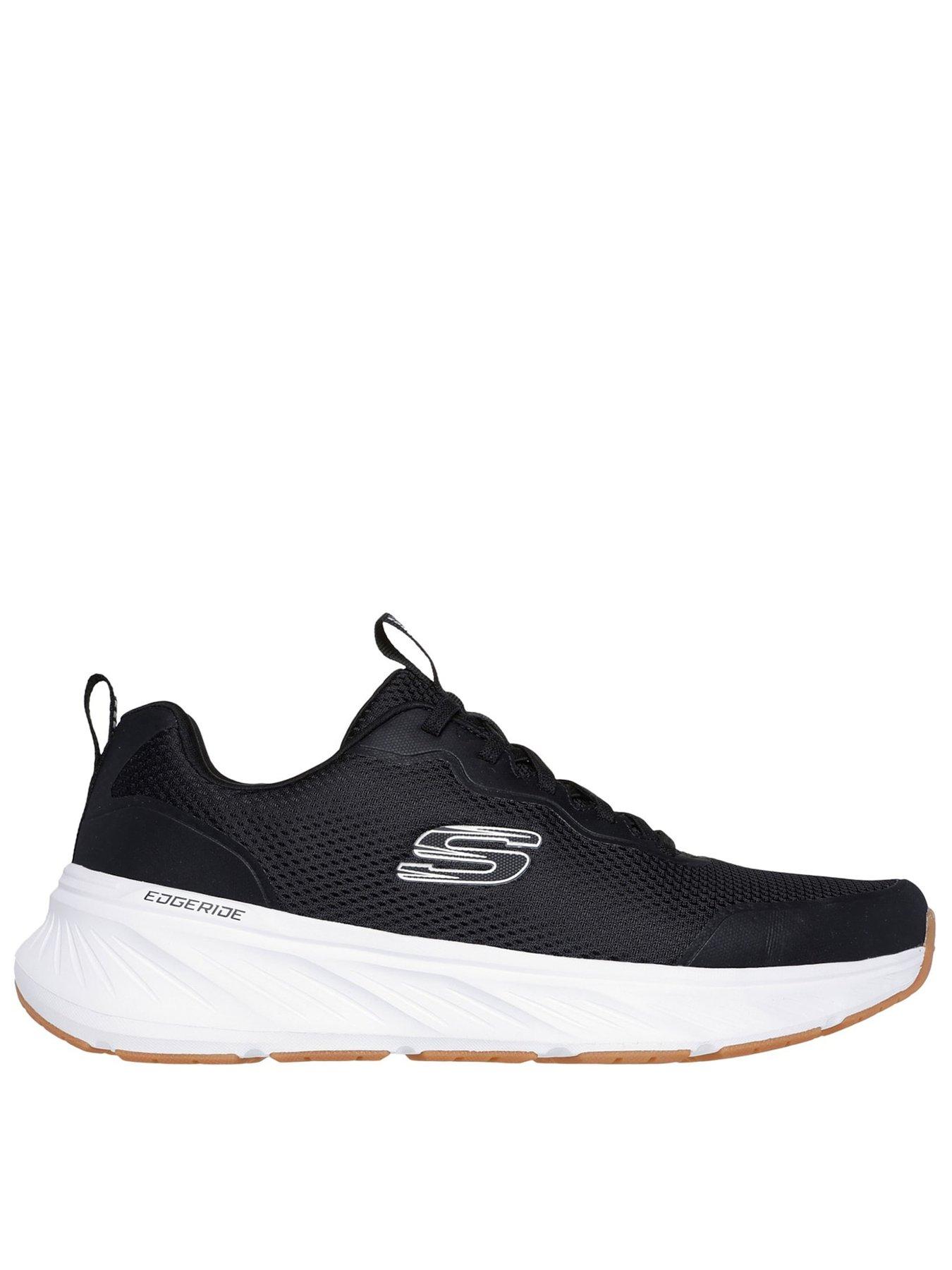 Skechers Edgeride Rekze Trainers – Black/White