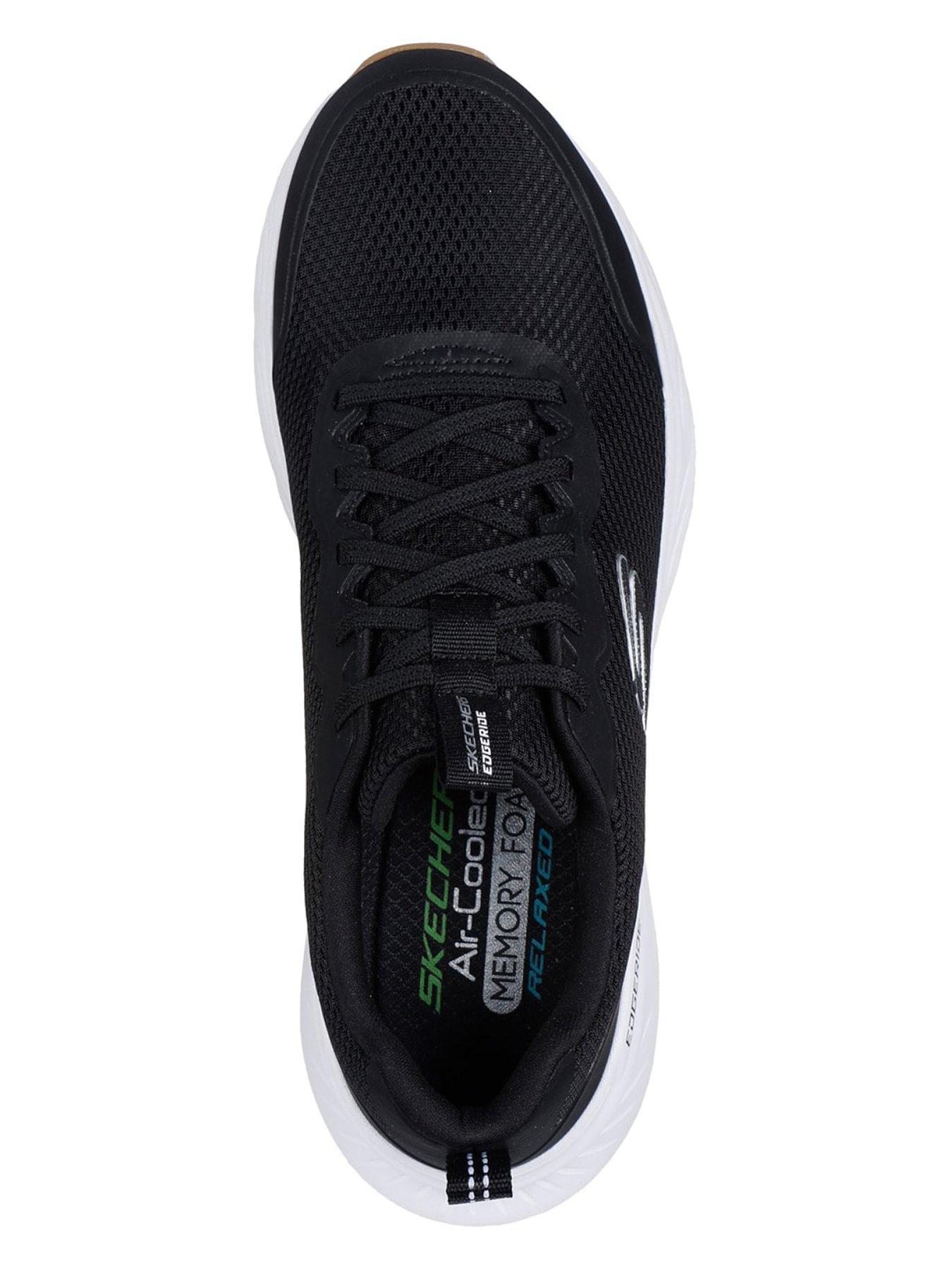 Image 4 of 5 of Skechers Edgeride Rekze Trainers &ndash; Black/White