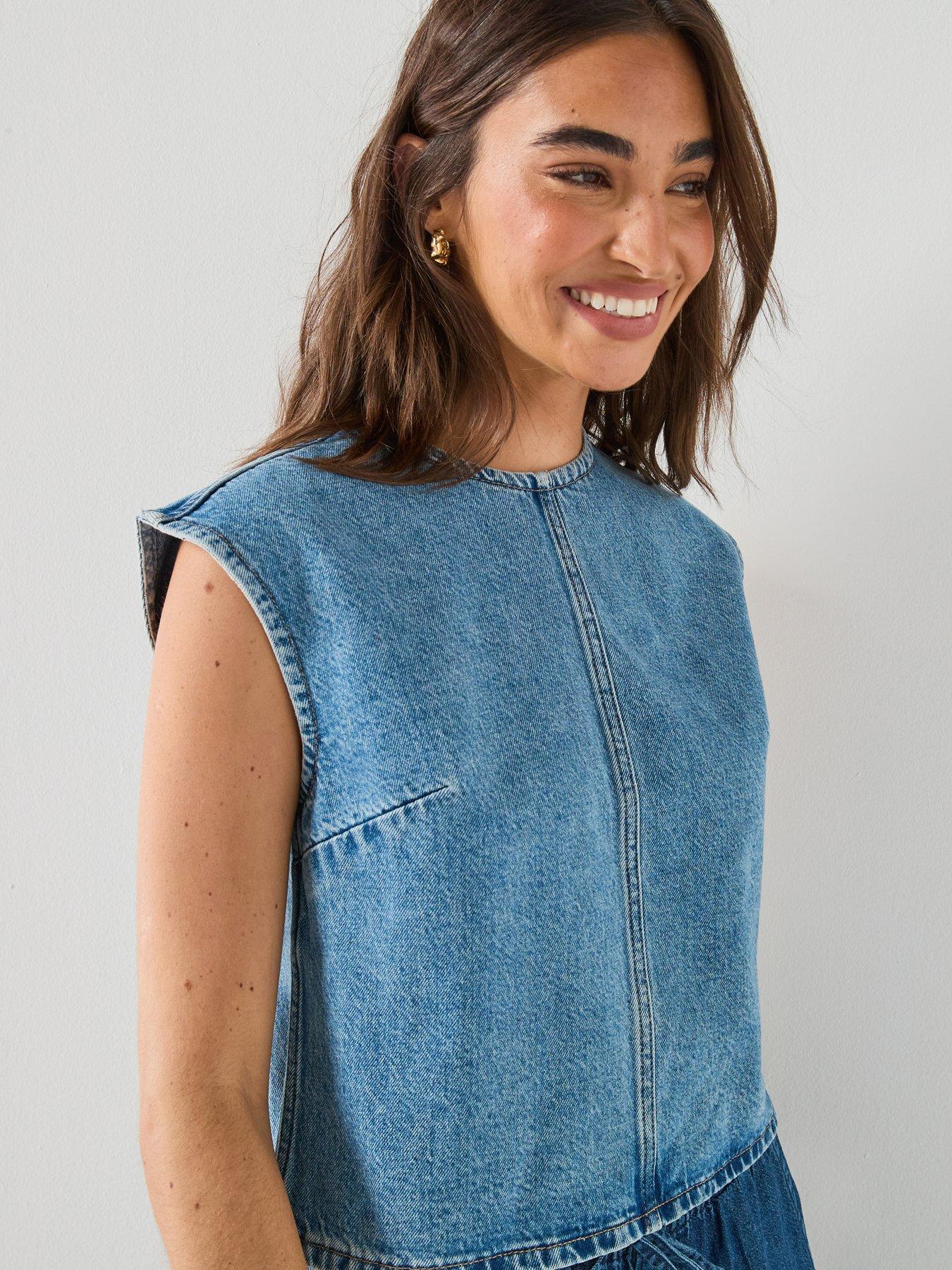 Image 1 of 6 of Levi's Denim Tee H2'26 - Blue