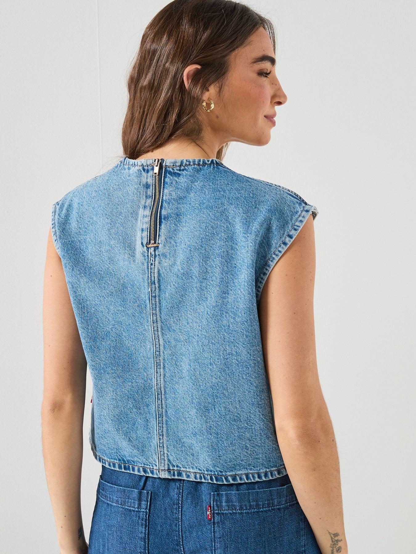 Image 2 of 6 of Levi's Denim Tee H2'26 - Blue