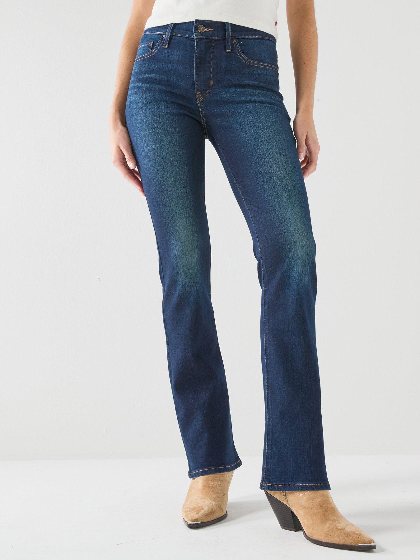 Image 1 of 6 of Levi's 315 Shaping Boot - Blue