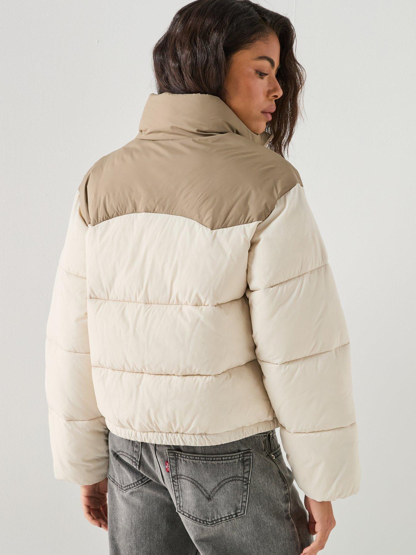 Image 2 of 6 of Levi's Palmer Puffer Jacket Rainy Day - Tan