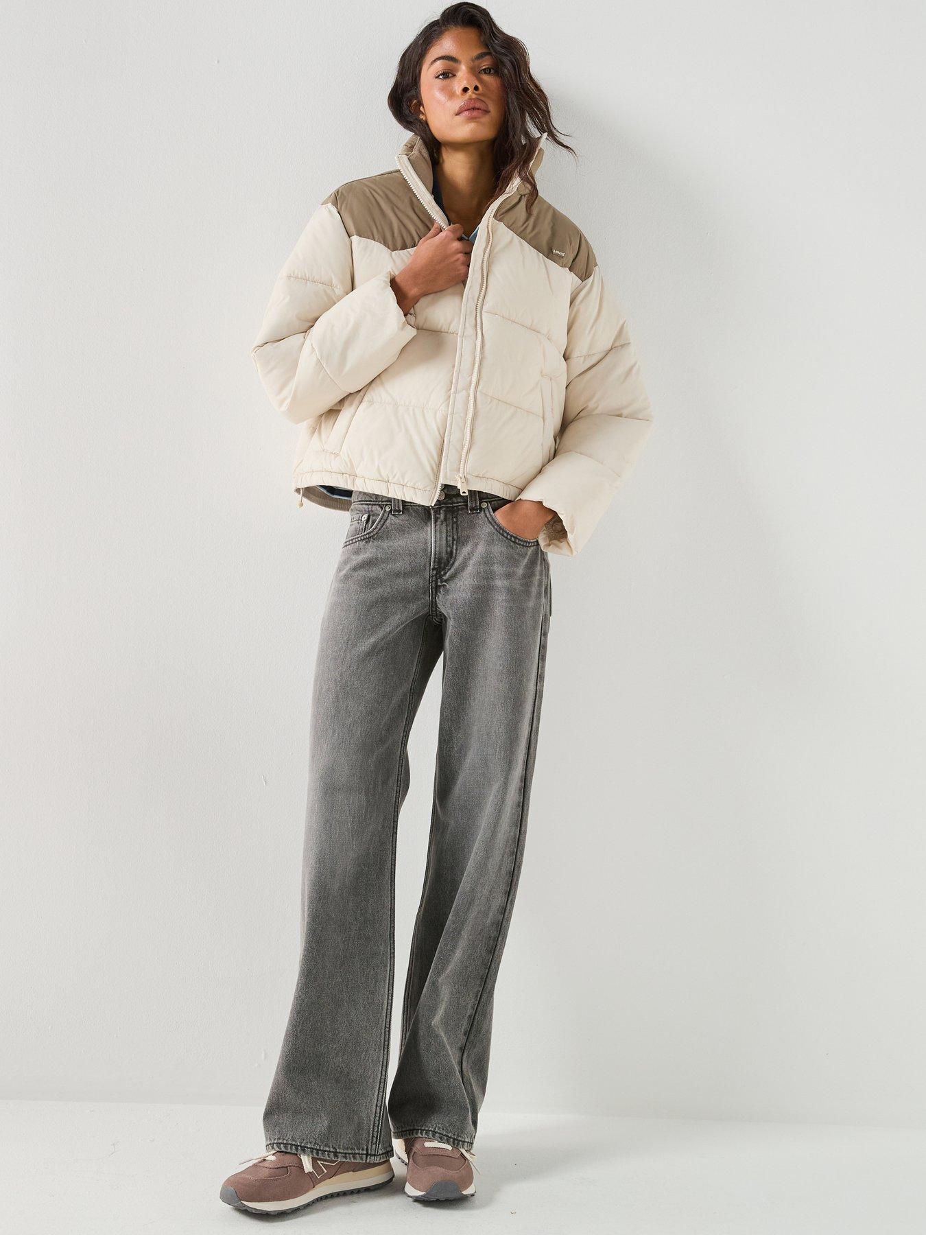 Image 3 of 6 of Levi's Palmer Puffer Jacket Rainy Day - Tan