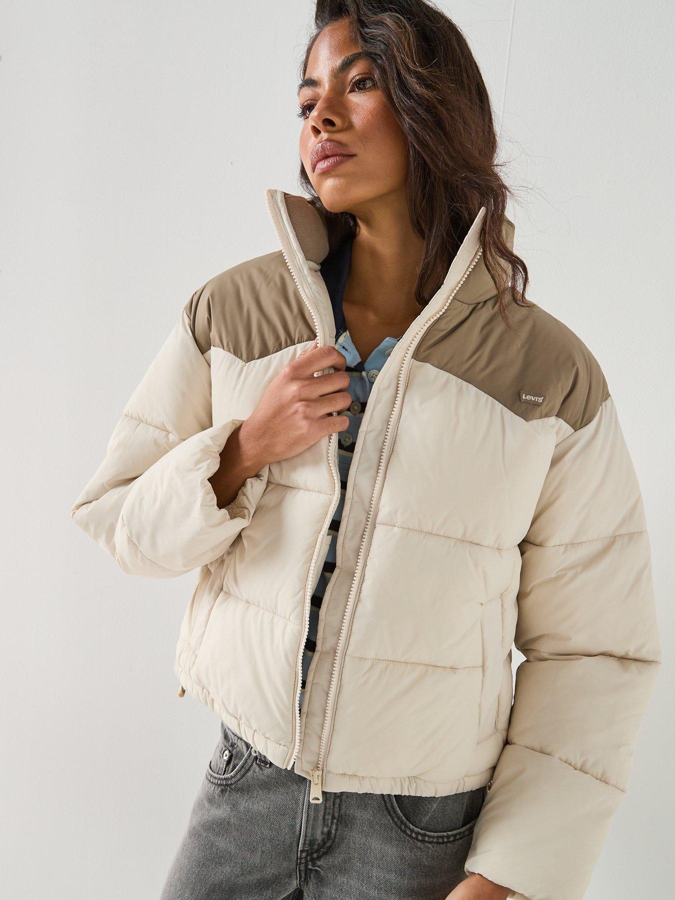 Image 6 of 6 of Levi's Palmer Puffer Jacket Rainy Day - Tan