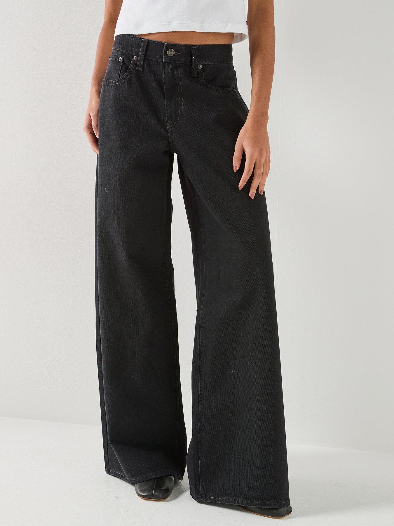 Image 1 of 6 of Levi's Middy Wide Leg Jeans - Open Mind