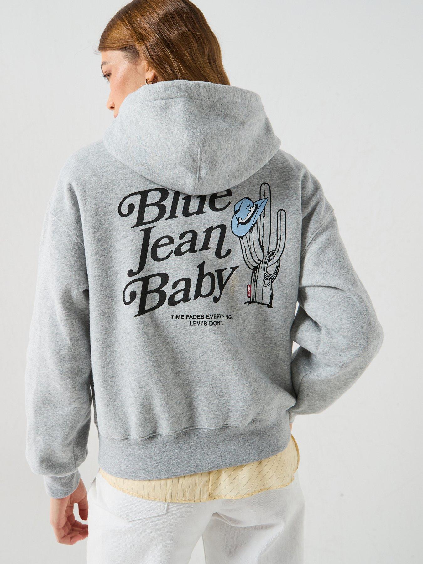 Image 1 of 5 of Levi's Everyday Graphic Hoodie - Grey