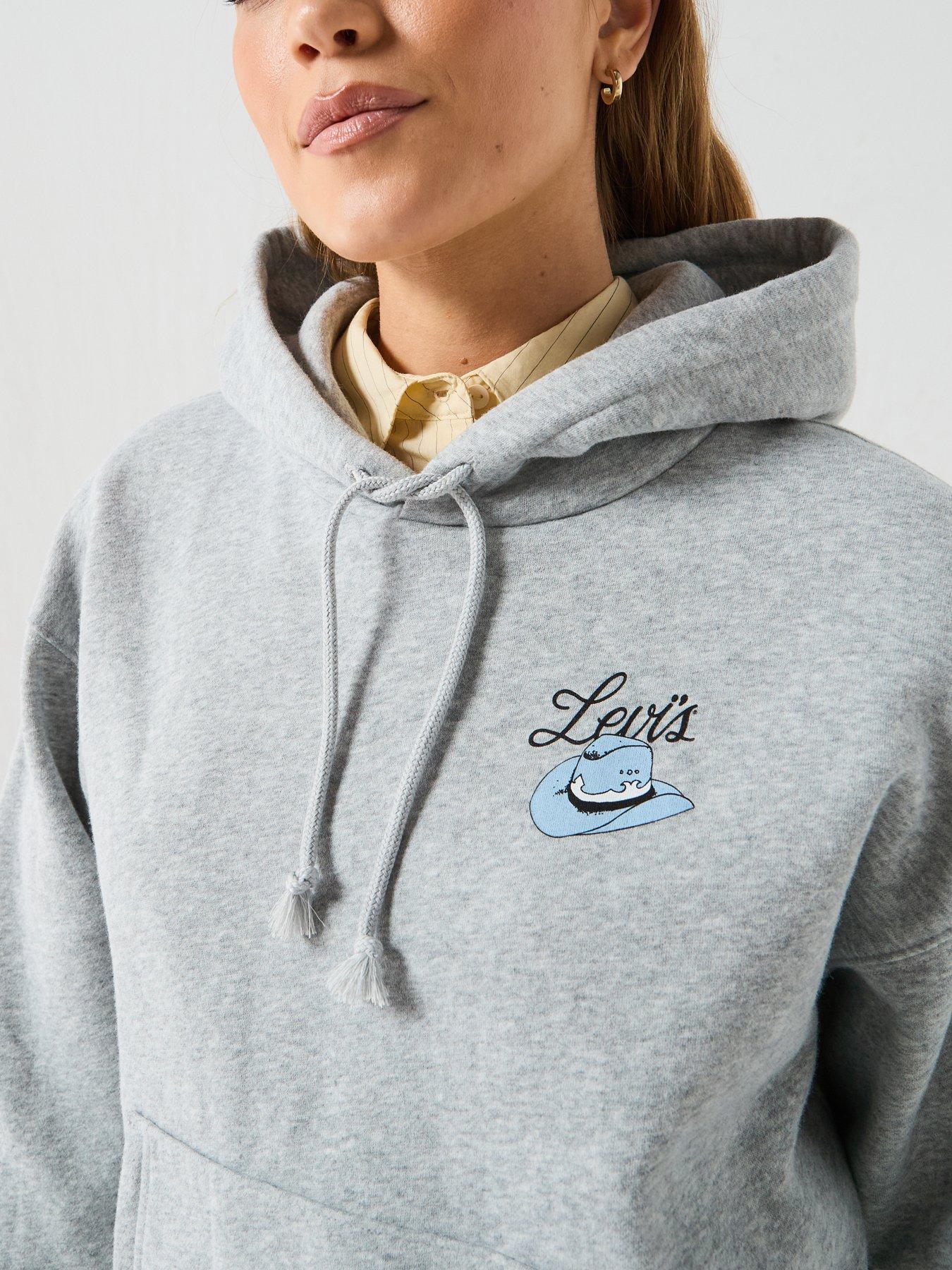 Image 4 of 5 of Levi's Everyday Graphic Hoodie - Grey