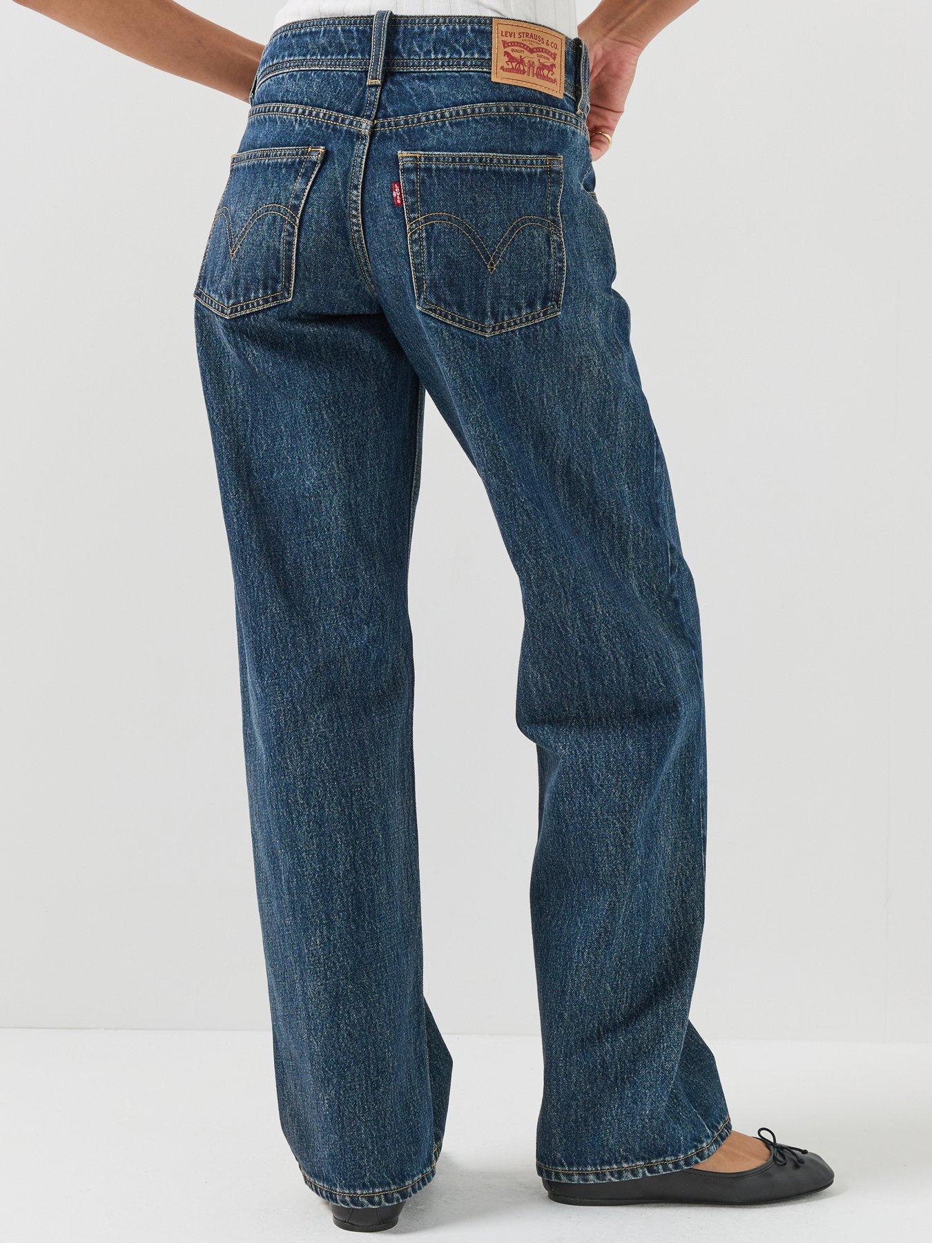 Image 2 of 6 of Levi's Belted Superlow Loose Fit Jeans - Silver Lode - Blue