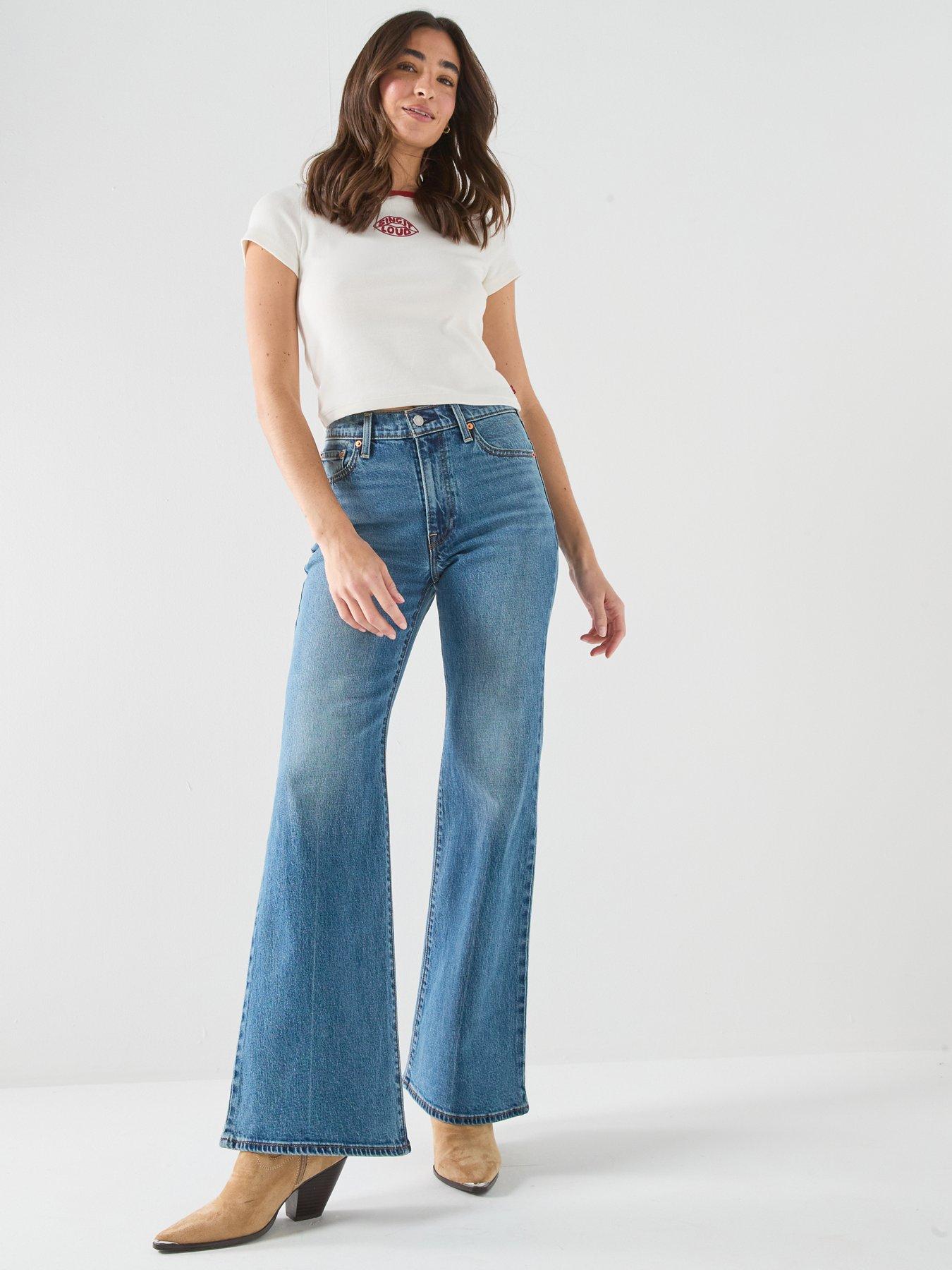 Levi's Ribcage Flare Jeans - Sweet Noon