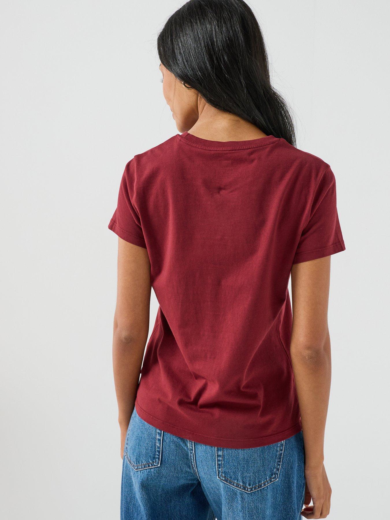 Image 2 of 6 of Levi's The Perfect Tee T-Shirt - Red
