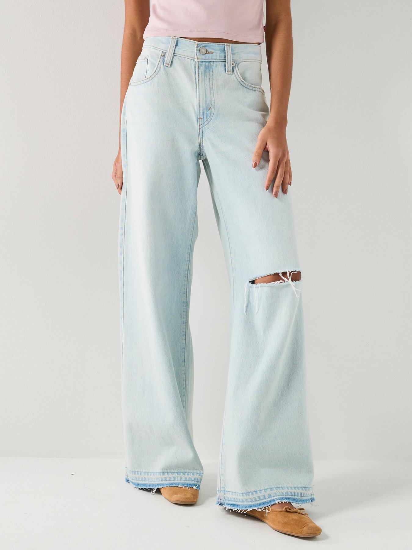 Image 6 of 6 of Levi's Middy Wide Leg Jeans - Voice Over