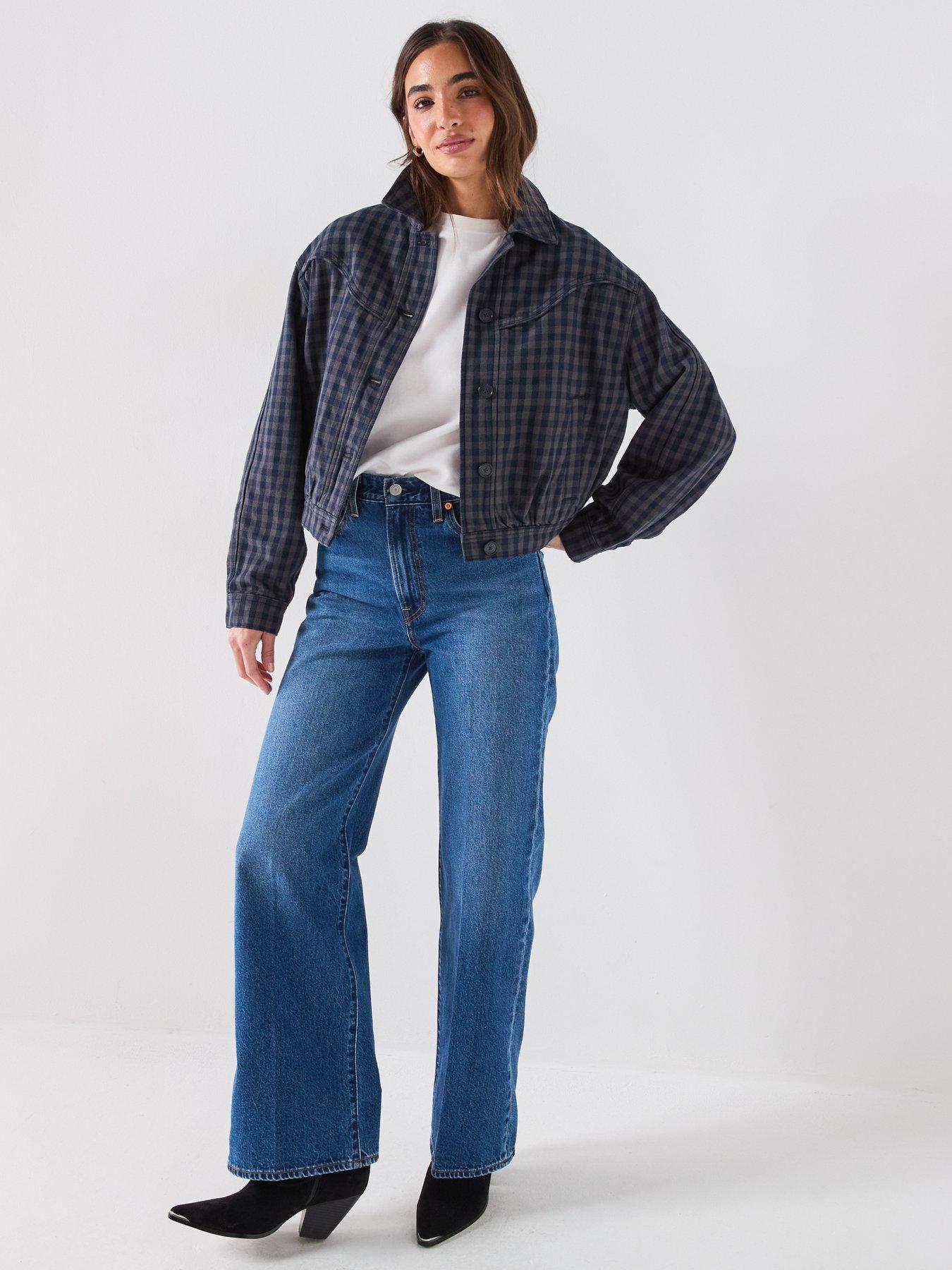 Image 3 of 6 of Levi's Dani Western Harrington Jacket - Blue