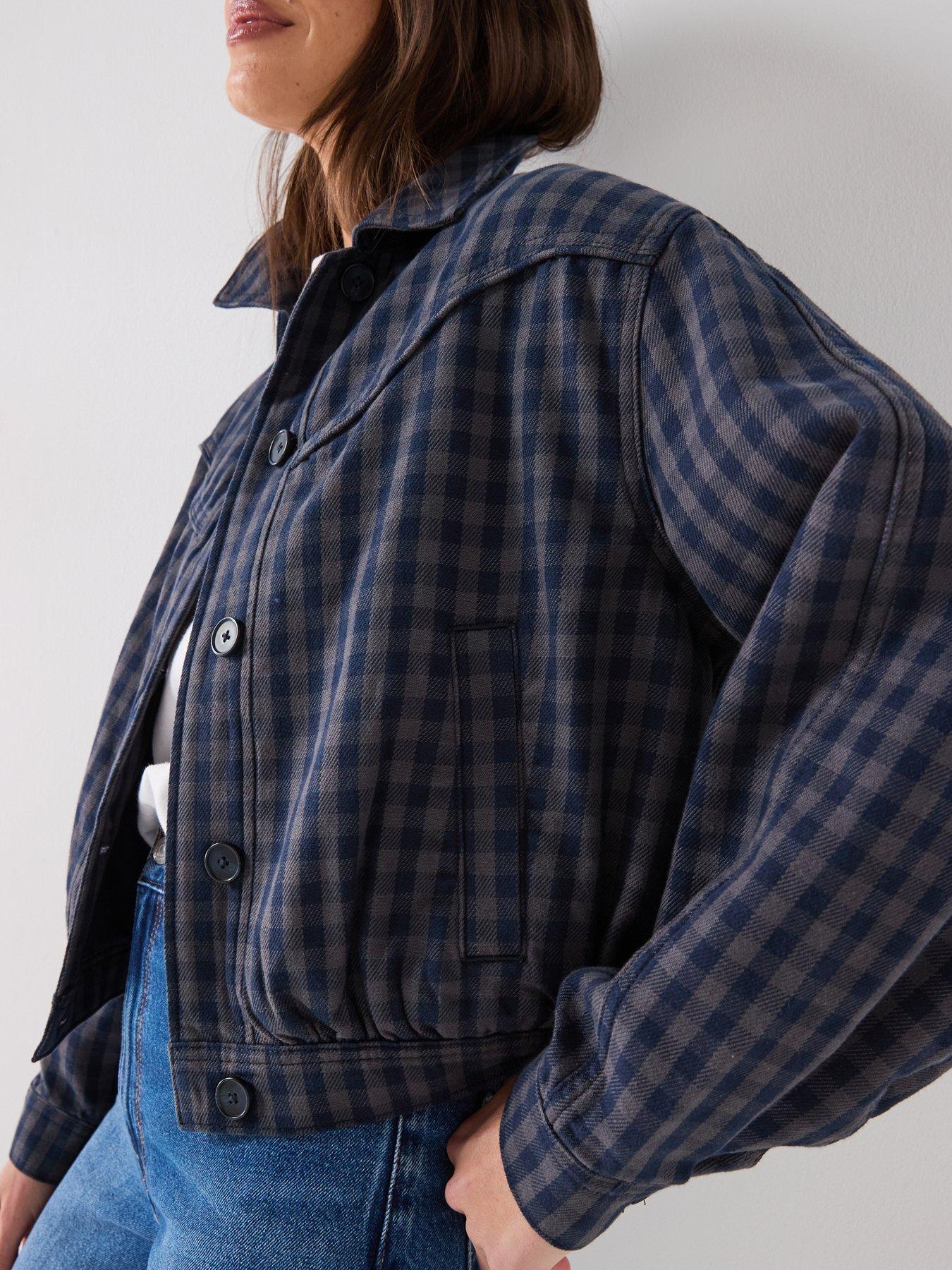 Image 5 of 6 of Levi's Dani Western Harrington Jacket - Blue