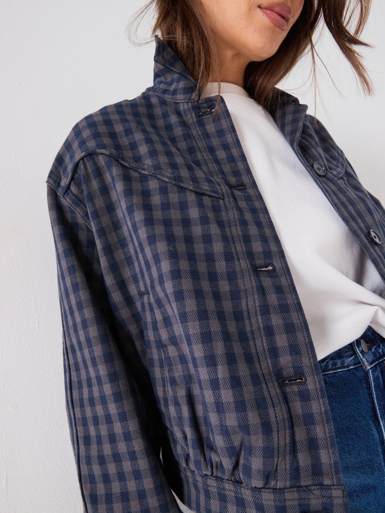 Image 6 of 6 of Levi's Dani Western Harrington Jacket - Blue
