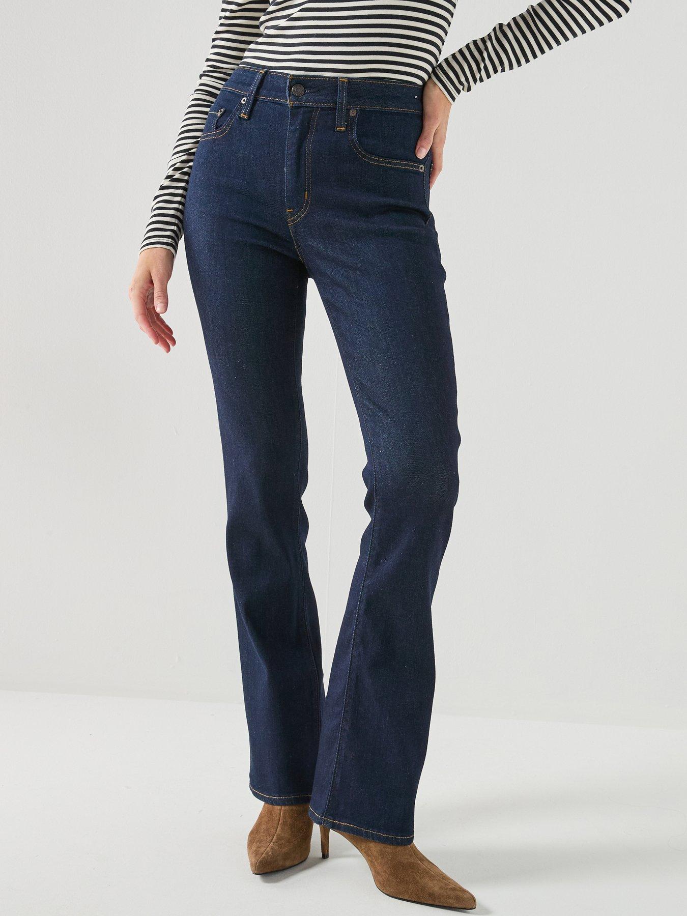 Image 1 of 5 of Levi's 725 High Rise Bootcut Jeans - True Blue Rinse