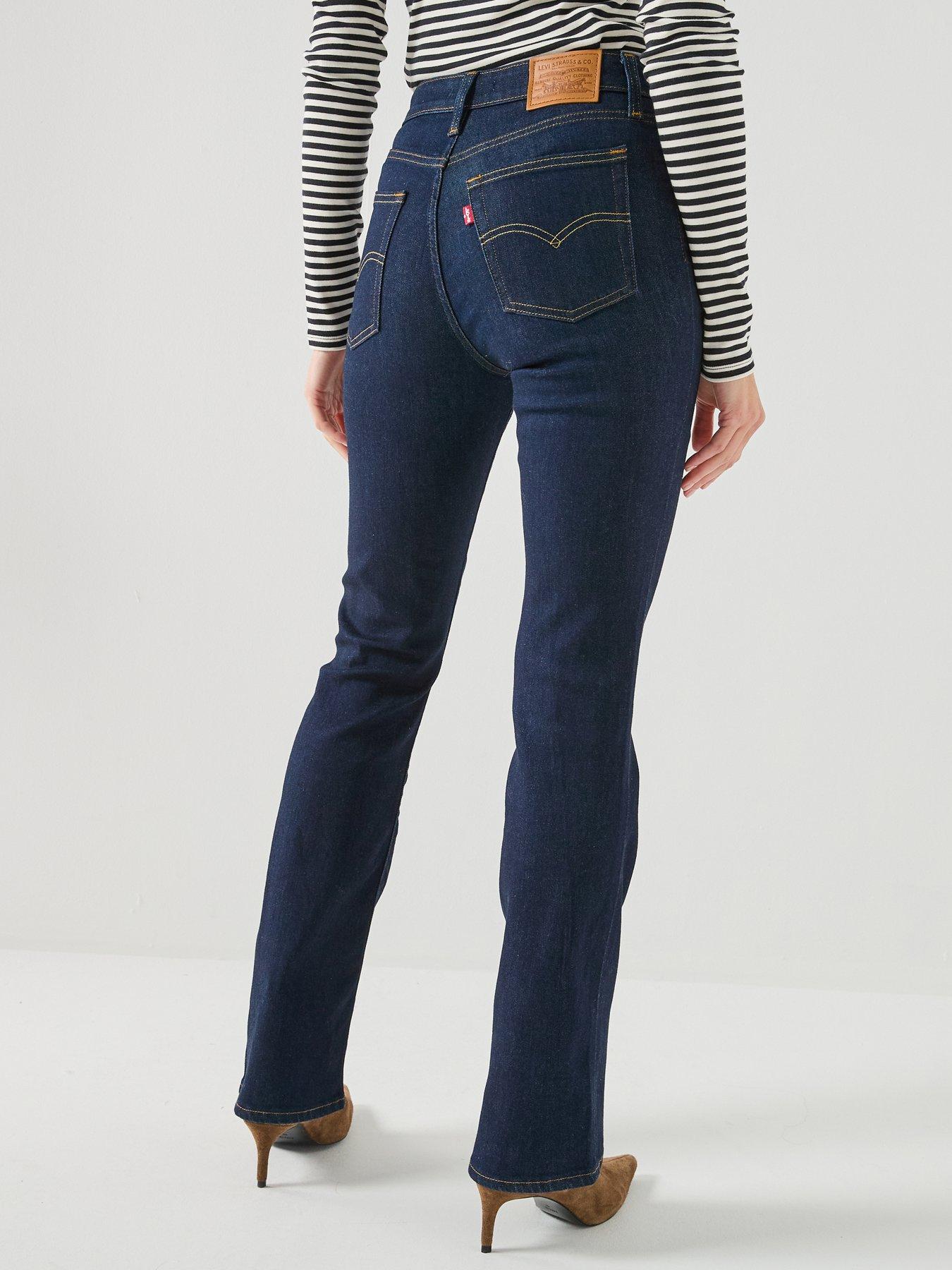 Image 2 of 5 of Levi's 725 High Rise Bootcut Jeans - True Blue Rinse