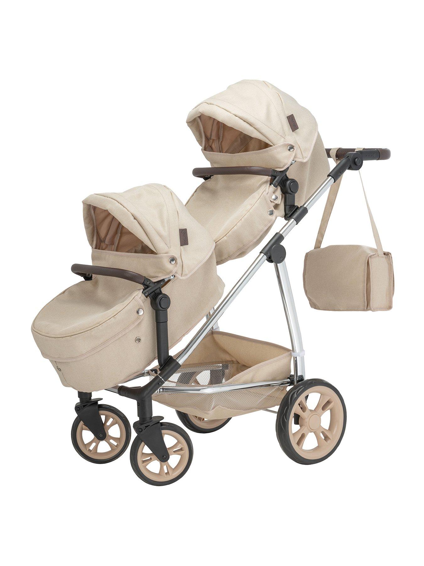 Celuna Swivel Wheel Twin Doll Pushchair