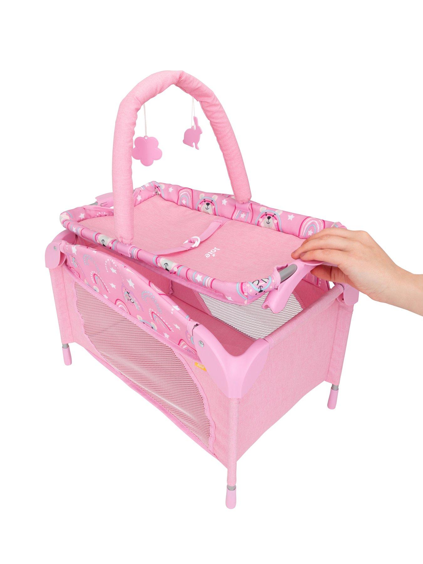 Image 2 of 5 of Joie Sleep And Dream Doll Cot - Pink &amp; Lilac