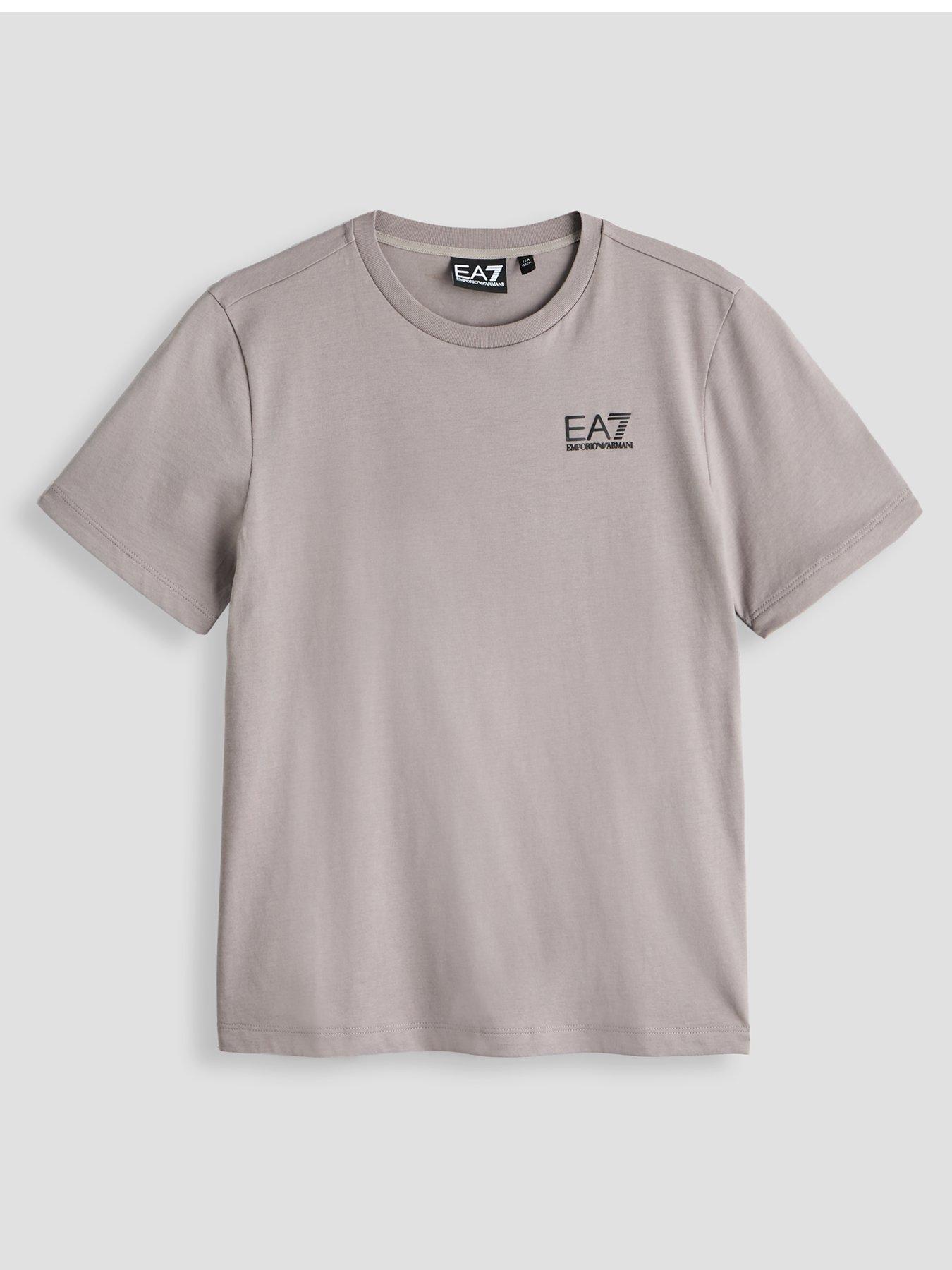 EA7 Emporio Armani Boys Train Core Id Short Sleeve T-Shirt - Grey