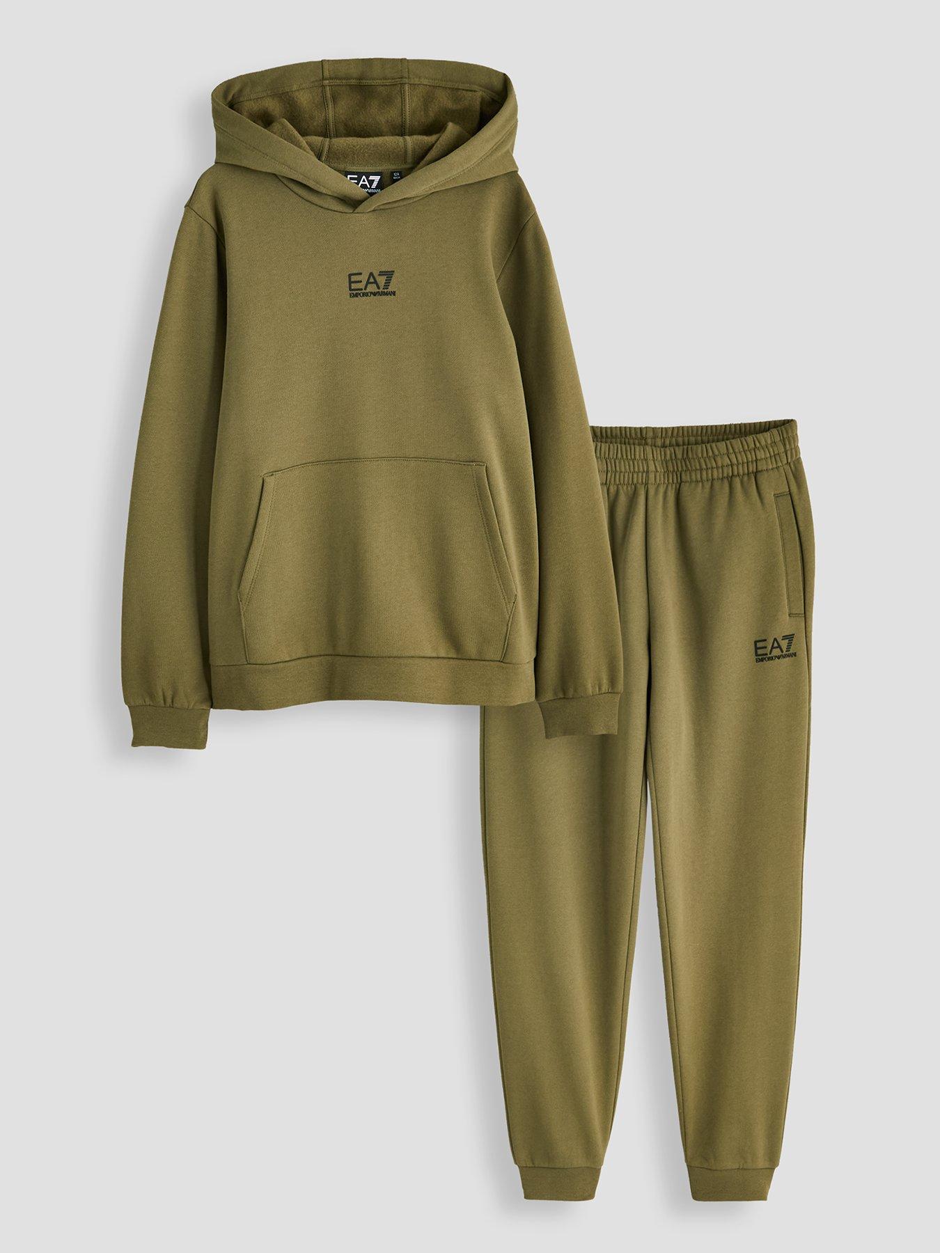 Emporio Armani Ea7 Train Core Id Tracksuit - Unisex - Kids Sets - Green - 10 Y | 140 Cm - Kids - Image 2