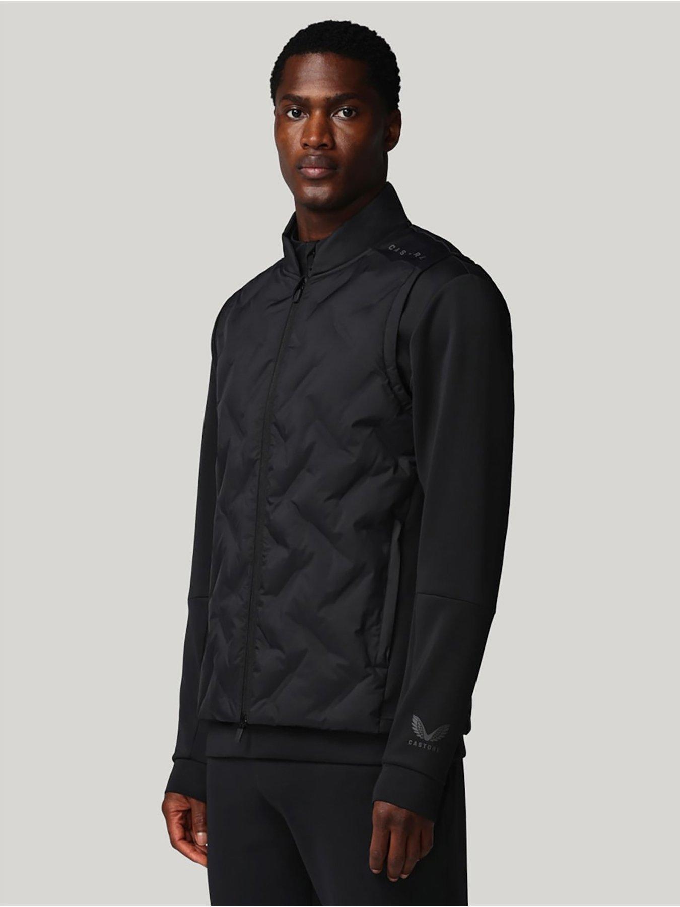 Castore Mens Training Hybrid Gilet, Black, Size Xl, Men