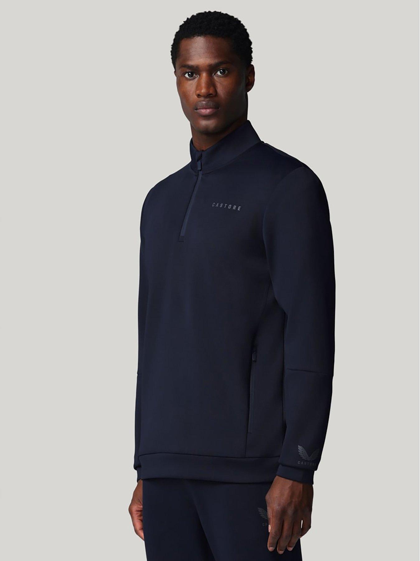 Castore Mens Training Flex 1/4 Zip Sweatshirt - Navy