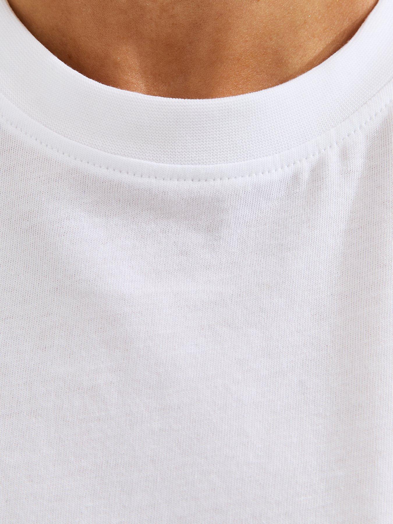 Image 5 of 6 of New Look Cotton Pack Of Three Relaxed Fit T-Shirts - Multi