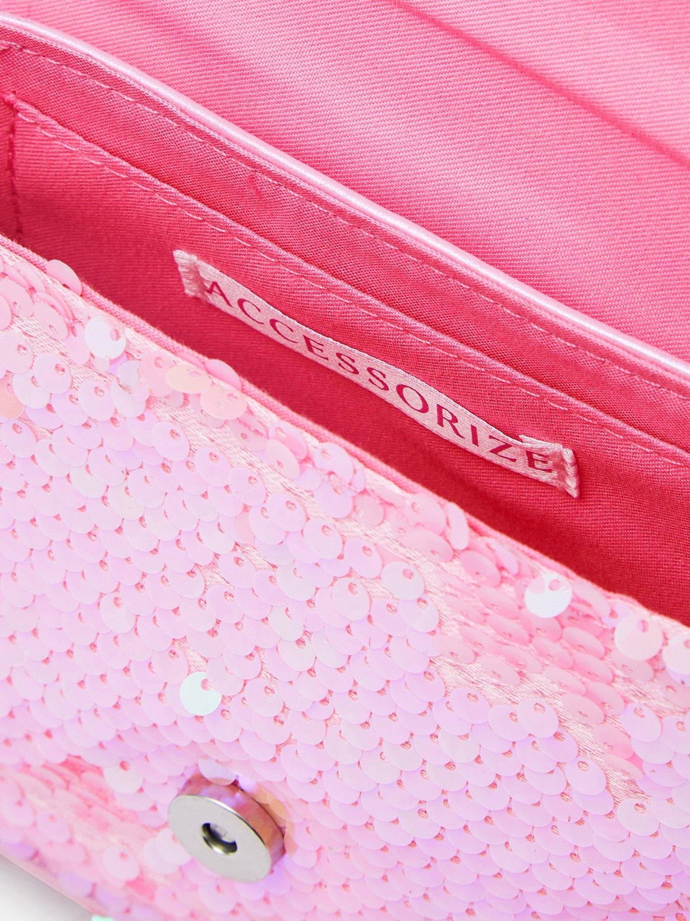 Image 3 of 3 of Accessorize Girls Flower Sequin Bag - Multi