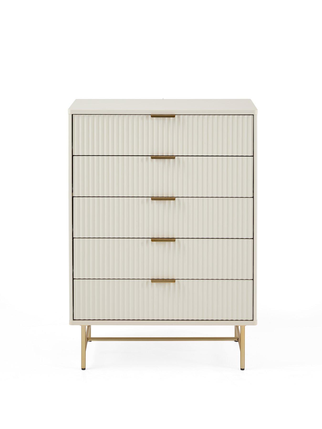 Image 5 of 7 of The Very Collection Cora Pack 2 (2x2  Bedside, 5 Drawer Chest)