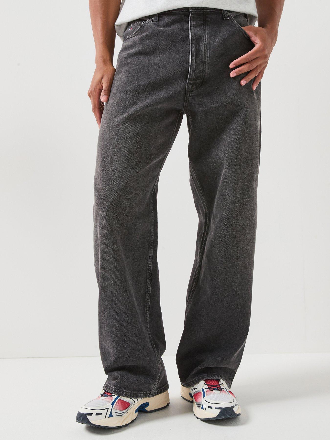 Tommy Jeans Theo Baggy Loose Fit Jeans - Denim Black - Black
