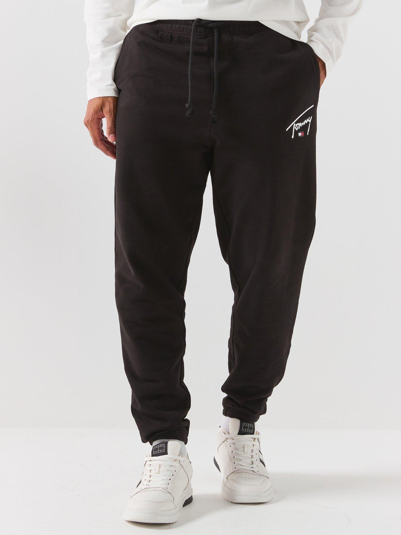 Tommy Jeans Regular Signature Joggers - Black