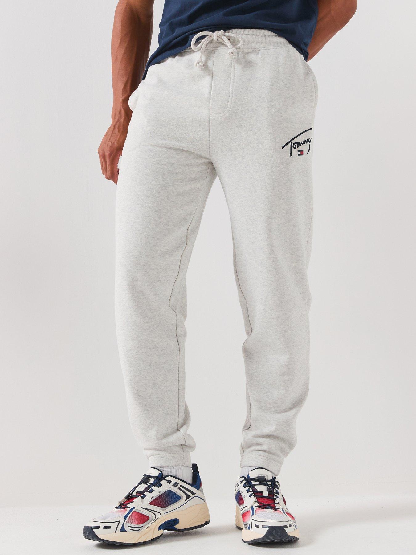 Image 1 of 6 of Tommy Jeans Regular Signature Joggers - Grey